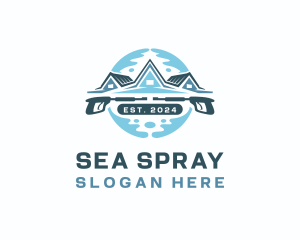 Pressure Washer Housekeeping logo design