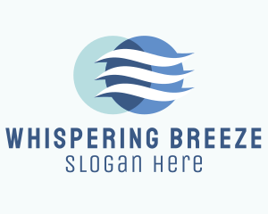 Wind Airflow Cooling  logo design