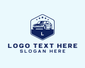 Sedan - Car Transportation Vehicle logo design