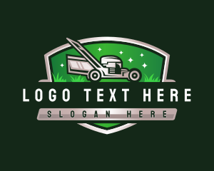 Grass - Lawn Mower Grass Cutting logo design