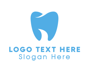 Orthopedic - Abstract Blue Dentist Dental Tooth logo design