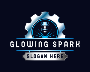 Laser Gear Engraving logo design