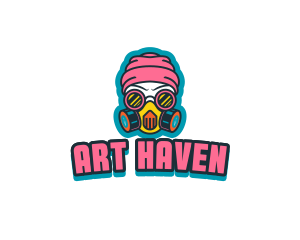 Graffiti Artist Character logo design