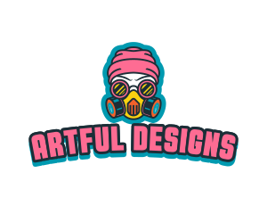 Graffiti Artist Character logo design