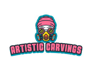 Graffiti Artist Character logo design