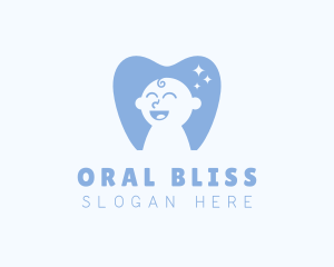 Oral - Child Tooth Dentistry logo design