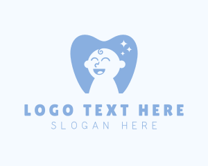 Pediatric - Child Tooth Dentistry logo design