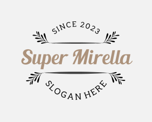 Vegan - Natural Herbal Leaf logo design