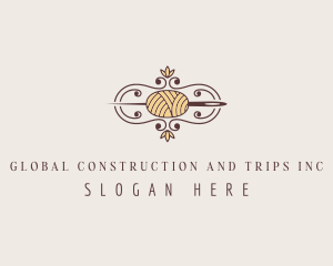 Embroidery - Elegant Needle Yarn Stylist logo design