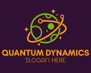 Physics - Space Galactic Technology logo design