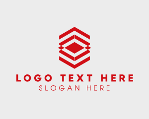 Hexagon - Modern Textile Pattern logo design