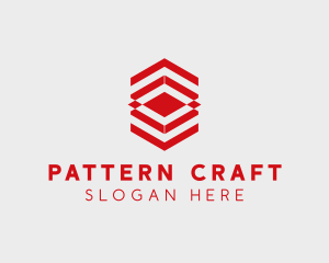 Modern Textile Pattern logo design