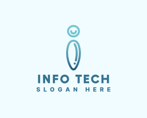 Information - Creative Human Letter I logo design
