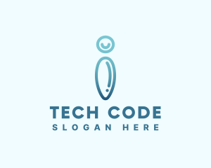 Code - Creative Human Letter I logo design