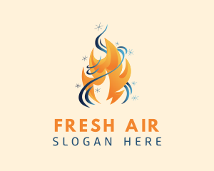 Heat & Cool Energy logo design