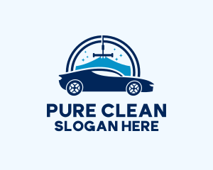 Car Cleaning Pressure Washing  logo design