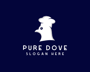 Pigeon Chef Hat  logo design