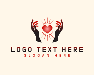 Love - Love Hand Care logo design