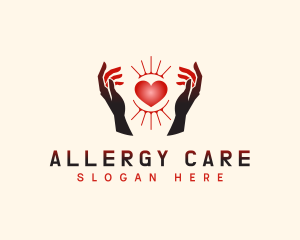 Love Hand Care logo design