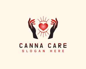 Love Hand Care logo design