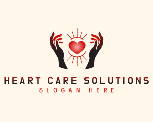 Love Hand Care logo design