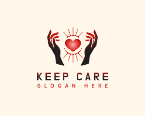 Love Hand Care logo design