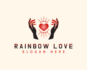 Love Hand Care logo design