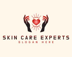 Love Hand Care logo design