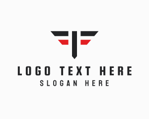 Insurance - Modern Wings Letter F logo design