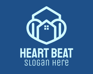 Heart Realty House logo design