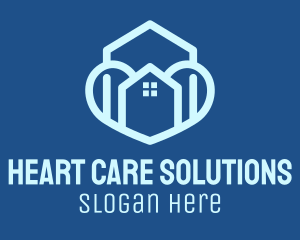 Heart Realty House logo design