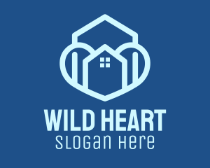 Heart Realty House logo design