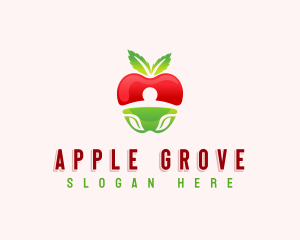 Apple Fresh Fruit logo design