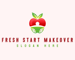 Apple Fresh Fruit logo design