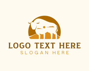 Outdoor Mountain Bison Logo