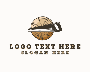 Letter Ht - Wood Saw Carpenter logo design