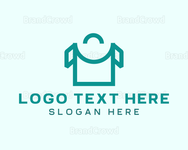 Shopping Bag Shirt Logo