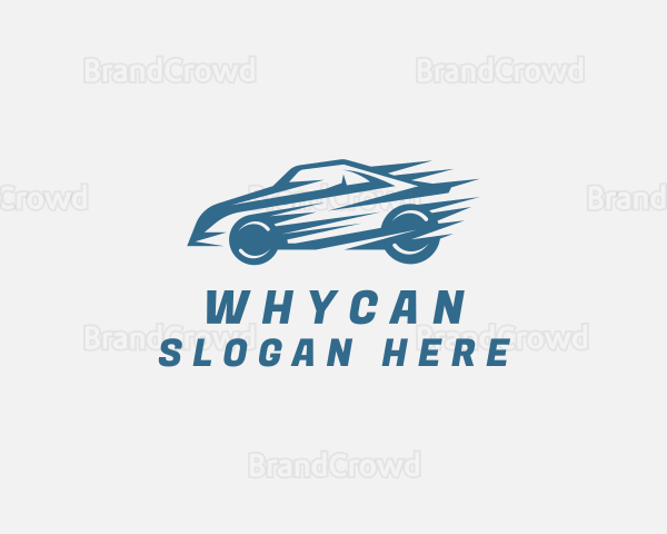 Speed Racing Car Logo