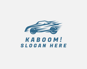 Speed Racing Car Logo