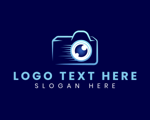 Portraiture - Photography Lens Camera logo design