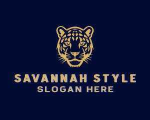 Savannah - Leopard Wildlife Zoo logo design