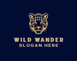 Leopard Wildlife Zoo logo design