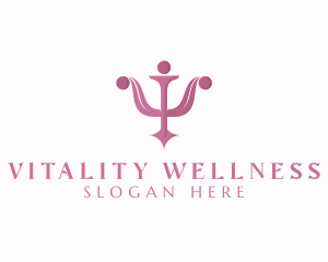 Wellness Psychiatry Counseling logo design