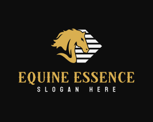 Equine - Equine Stallion Horse Racing logo design