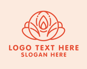 Candle Shop - Worship Scented Candle logo design