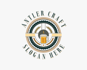 Craft Beer Brewery logo design