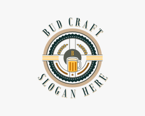 Craft Beer Brewery logo design