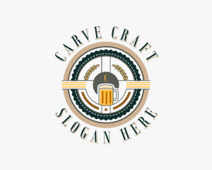 Craft Beer Brewery logo design