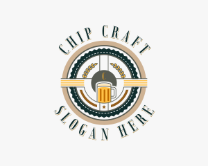 Craft Beer Brewery logo design