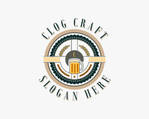 Craft Beer Brewery logo design